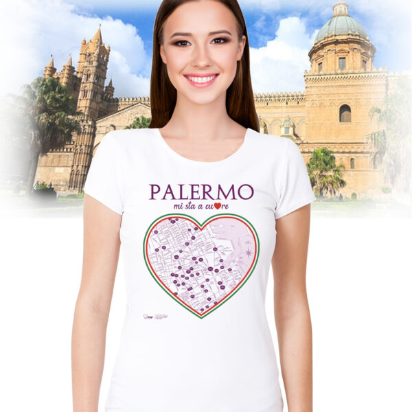 T-shirt Palermo Cuore - Donna